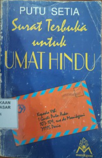 Image of Surat Terbuka untuk Umat Hindu